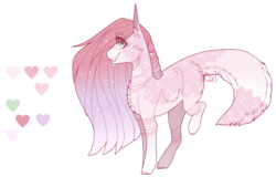 Size: 1360x868 | Tagged: safe, artist:luuny-luna, oc, oc only, oc:sugar pink wolf, pony, wolf, wolf pony, female, mare, reference sheet, simple background, solo, transparent background