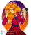 Size: 1495x1666 | Tagged: safe, artist:mandy1412, adagio dazzle, equestria girls, find the magic, g4, my little pony equestria girls: better together, clothes, female, heathers, microphone, solo