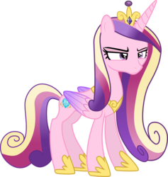 Size: 5676x5993 | Tagged: safe, artist:dusk2k, princess cadance, pony, g4, absurd resolution, concave belly, female, simple background, slender, solo, thin, transparent background, vector