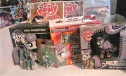 Size: 1145x698 | Tagged: safe, artist:dex stewart, gummy, maud pie, earth pony, pony, g4, idw, spoiler:comic, spoiler:comic29, book, card game, collection, comic book, funko, hasbro, merchandise, photo, toy