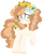 Size: 657x831 | Tagged: safe, oc, oc only, oc:buttercup, earth pony, pony, blushing, buttercup, curly hair, female, flower, flower in hair, freckles, mare, shy, smiling, solo