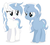 Size: 2527x2286 | Tagged: safe, artist:rioshi, artist:starshade, oc, oc only, oc:coldsnap, oc:frostbite, pony, unicorn, braid, duo, eye contact, female, high res, looking at each other, mare, siblings, simple background, sisters, twin sisters, twins, white background