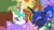 Size: 1920x1080 | Tagged: safe, screencap, princess celestia, princess luna, alicorn, pony, between dark and dawn, g4, my little pony: friendship is magic, alternate hairstyle, amused, clothes, cute, duo, embarrassed, eyes closed, eyeshadow, female, grin, hair bun, hawaiian shirt, makeup, manehattan, plushie, ponytail, royal sisters, sheepish, shirt, siblings, sisters, smiling