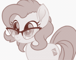 Size: 920x729 | Tagged: safe, oc, oc only, pony, :p, animated, gif, licc, mlem, monochrome, silly, solo, tongue out