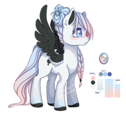 Size: 896x809 | Tagged: safe, artist:shady-bush, oc, oc only, pegasus, pony, colored wings, female, mare, simple background, solo, transparent background, wings