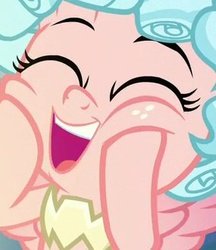 Size: 285x330 | Tagged: safe, screencap, cozy glow, alicorn, pony, g4, the ending of the end, alicornified, cozycorn, cropped, female, race swap, solo, squishy cheeks