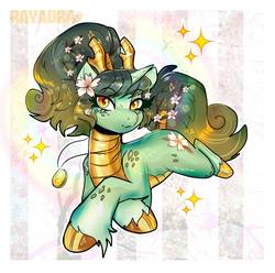 Size: 897x890 | Tagged: safe, artist:rayadra, oc, dracony, dragon, hybrid, kirin, pony