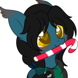 Size: 1280x1280 | Tagged: safe, artist:t-aroutachiikun, oc, oc:mystic flare, pony, base used, bust, candy, candy cane, food, heart eyes, male, portrait, simple background, solo, stallion, transparent background, wingding eyes