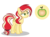 Size: 1024x753 | Tagged: safe, artist:yourrdazzle, oc, oc only, oc:ginger fox, earth pony, pony, base used, female, mare, offspring, parent:applejack, parent:flam, parents:flamjack, simple background, solo, transparent background