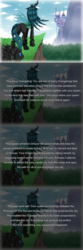 Size: 800x2400 | Tagged: safe, artist:vavacung, queen chrysalis, changeling, changeling queen, series:an unexpected love life of little changeling, g4, comic, female