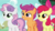 Size: 1920x1080 | Tagged: safe, screencap, apple bloom, scootaloo, sweetie belle, earth pony, pony, g4, my little pony: friendship is magic, the last crusade, 1080p, adorabloom, cute, cutealoo, cutie mark crusaders, diasweetes