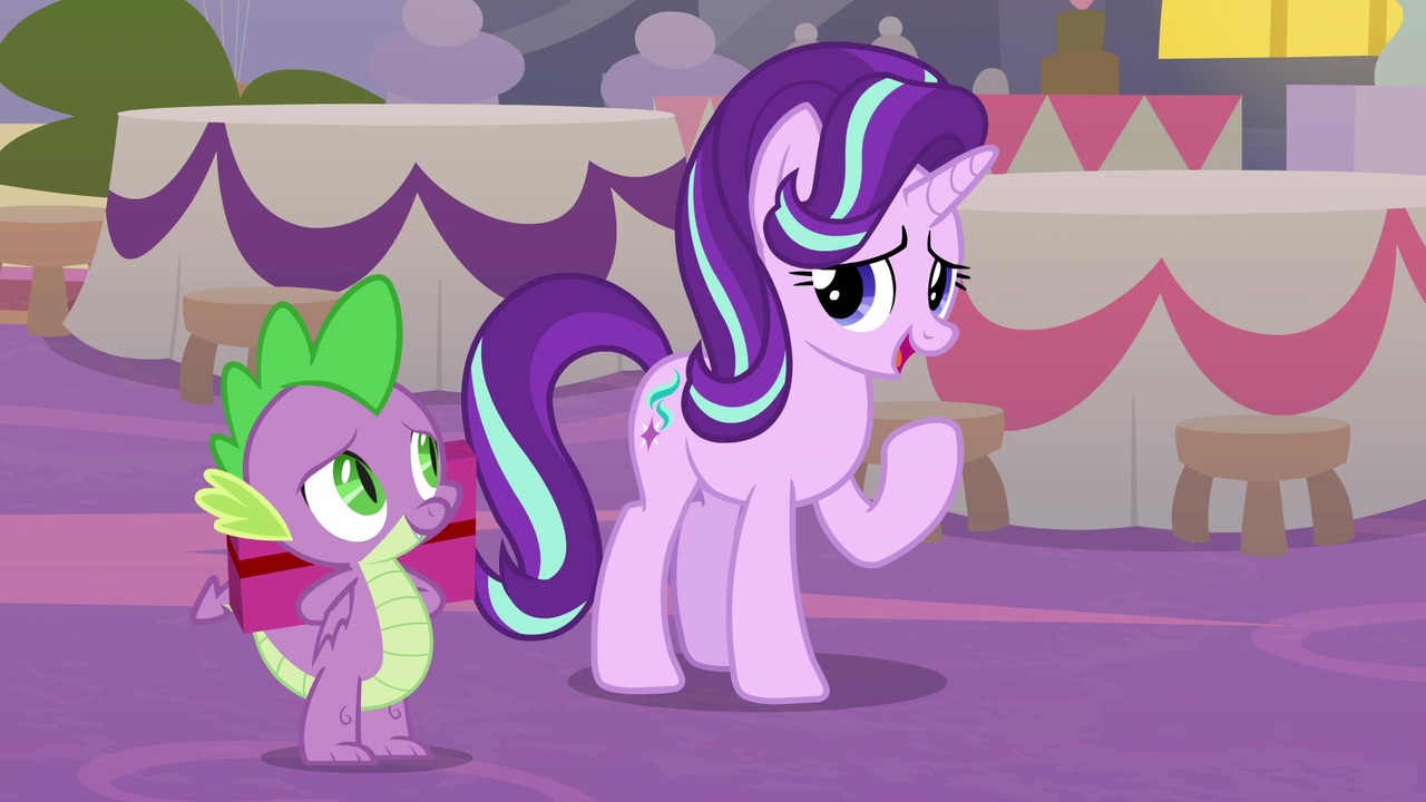 2188231 Safe Screencap Spike Starlight Glimmer Dragon Pony G4