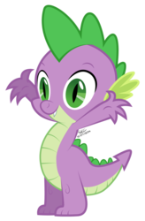 Size: 1170x1781 | Tagged: safe, artist:ponychaos13, spike, g4, male, simple background, solo, transparent background, vector