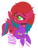 Size: 1496x1992 | Tagged: safe, artist:mint-light, artist:rukemon, oc, oc only, oc:berī softly, pegasus, pikachu, pony, badge, base used, clothes, female, flying, glasses, hoodie, mare, multicolored hair, open mouth, pin, poké ball, pokémon, raised hoof, raised leg, simple background, socks, solo, striped socks, transparent background, weeaboo