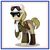 Size: 1024x1024 | Tagged: safe, artist:brony-works, earth pony, pony, clothes, female, goggles, holster, kepi, mare, military, scarf, soldier, solo, torn ear, uniform, world war ii