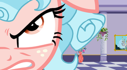 Size: 1506x840 | Tagged: safe, artist:small-brooke1998, artist:speedbumpv-drop, cozy glow, pony, g4, angry, base used, cozy glow is not amused