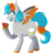 Size: 3500x3500 | Tagged: safe, artist:fannytastical, oc, oc only, oc:shade flash, bat pony, pony, food, high res, mango, solo