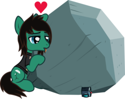 Size: 1304x1029 | Tagged: safe, artist:lightningbolt, derpibooru exclusive, tom, earth pony, pony, g4, .svg available, bring me the horizon, camera, canon x ponified, cargo ship, clothes, drool, gay, heart, hug, licking, lidded eyes, male, ponified, rock, shipping, shirt, show accurate, simple background, sitting, stallion, svg, t-shirt, tom sykes, tongue out, touching, transparent background, vector