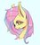 Size: 1138x1259 | Tagged: safe, artist:hosikawa, fluttershy, bat pony, pony, g4, bat ponified, bust, chest fluff, fangs, female, flutterbat, looking at you, mare, portrait, race swap, simple background, slit pupils, solo, three quarter view, white background