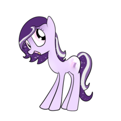 Size: 500x500 | Tagged: safe, artist:wisheslotus, oc, oc only, oc:star struck, earth pony, pony, earth pony oc, ethereal mane, female, mare, simple background, solo, starry mane, transparent background