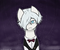 Size: 3000x2500 | Tagged: safe, artist:lrusu, pony, anime, death parade, decim, high res, ponified