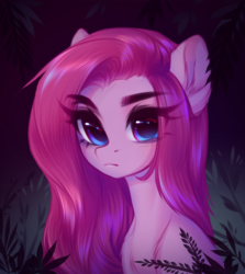 Size: 1290x1444 | Tagged: safe, artist:shenki, pinkie pie, earth pony, pony, g4, digital art, female, looking at you, pinkamena diane pie, solo