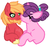 Size: 274x258 | Tagged: safe, artist:semlandraw, big macintosh, sugar belle, earth pony, pony, g4, female, male, ship:sugarmac, shipping, straight