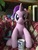 Size: 4032x3024 | Tagged: safe, artist:nekokevin, starlight glimmer, pony, unicorn, series:nekokevin's glimmy, g4, armchair, chair, coffee, coffee mug, female, irl, looking at you, mare, mug, photo, plushie, sitting, smiling, underhoof