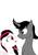 Size: 752x1063 | Tagged: safe, artist:ruchiyoto, oc, oc only, oc:black cross, oc:emala jiss, pegasus, pony, unicorn, zebra, base used, digital art, duo, edgy, fanfic art, female, male, mare, shipping, stallion