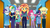 Size: 1920x1080 | Tagged: safe, screencap, applejack, chad (g4), fluttershy, pinkie pie, rainbow dash, rarity, sci-twi, sunset shimmer, twilight sparkle, bird, human, owl, equestria girls, equestria girls specials, g4, my little pony equestria girls: better together, my little pony equestria girls: holidays unwrapped, winter break-in, chocolate, clothes, earmuffs, female, fluttershy's winter hat, food, glasses, gloves, hand in pocket, hat, hot chocolate, humane five, humane seven, humane six, jacket, mittens, rarity's winter hat, self-storage facility, toque, vest, winter coat, winter hat, winter jacket, winter outfit