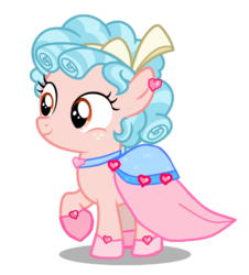 Size: 856x948 | Tagged: safe, artist:hendro107, artist:swiftgaiathebrony, cozy glow, pegasus, pony, g4, clothes, cozybetes, cute, dress, female, filly, simple background, solo, white background
