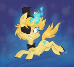 Size: 1280x1164 | Tagged: safe, artist:flourret, pony, bill cipher, gravity falls, male, ponified