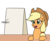 Size: 928x757 | Tagged: safe, artist:mkogwheel edits, edit, applejack, earth pony, pony, g4, applejack's hat, applejack's sign, cowboy hat, cute, female, hat, howdy, mare, meme, role reversal, sign, solo