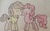 Size: 3041x1899 | Tagged: safe, artist:dragonpriness, cheese sandwich, pinkie pie, pony, g4, female, kissing, male, ship:cheesepie, shipping, straight, traditional art