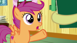 Size: 1920x1080 | Tagged: safe, screencap, apple bloom, scootaloo, earth pony, pony, g4, the last crusade