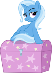Size: 2102x2936 | Tagged: safe, artist:phucknuckl, trixie, pony, unicorn, g4, road to friendship, chest, female, high res, looking at you, simple background, solo, transparent background, trunk, vector