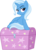 Size: 2102x2936 | Tagged: safe, artist:phucknuckl, trixie, pony, unicorn, g4, my little pony: friendship is magic, road to friendship, chest, female, high res, looking at you, simple background, solo, transparent background, trunk, vector