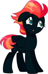 Size: 1585x2436 | Tagged: safe, artist:mint-light, artist:rerorir, oc, oc only, pegasus, pony, base used, female, mare, simple background, solo, transparent background