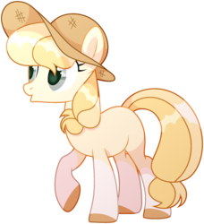 Size: 1706x1867 | Tagged: safe, artist:rerorir, oc, oc only, earth pony, pony, base used, female, hat, mare, simple background, solo, transparent background