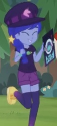Size: 270x593 | Tagged: safe, screencap, space camp, equestria girls, g4, my little pony equestria girls: better together, the road less scheduled, the road less scheduled: micro chips, cropped, happy