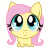 Size: 50x50 | Tagged: safe, artist:auroraswirls, fluttershy, oc, oc only, pegasus, pony, animated, crying, eyes closed, female, gif, looking up, mare, open mouth, pixel art, sad, sitting, solo