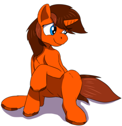 Size: 2271x2355 | Tagged: safe, artist:mcsplosion, oc, oc only, oc:painterly flair, pony, unicorn, 2020 community collab, derpibooru community collaboration, female, high res, simple background, sitting, smiling, solo, transparent background
