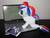 Size: 1200x900 | Tagged: safe, oc, oc:britannia (uk ponycon), merpony, pony, uk ponycon, cellphone, computer, duo, figurine, irl, laptop computer, phone, photo, plushie, smartphone