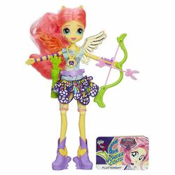 Size: 1500x1500 | Tagged: safe, fluttershy, equestria girls, g4, my little pony equestria girls: friendship games, archer, archery, arrow, bow (weapon), bow and arrow, doll, equestria girls logo, female, irl, medal, merchandise, outfit, photo, toy, weapon