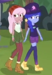 Size: 750x1084 | Tagged: safe, screencap, raspberry lilac, space camp, equestria girls, equestria girls series, five lines you need to stand in, g4, spoiler:eqg series (season 2), cropped, walking
