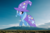 Size: 2000x1335 | Tagged: safe, artist:mixermike622, artist:thegiantponyfan, trixie, pony, unicorn, g4, female, giant pony, giantess, highrise ponies, irl, macro, mare, mountain, mountain range, photo, ponies in real life