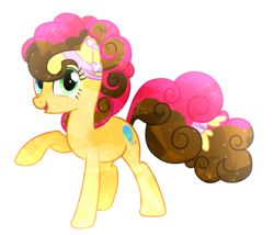 Size: 1159x991 | Tagged: safe, artist:galaxyswirlsyt, oc, oc only, oc:party pie, crystal pony, earth pony, pony, crystallized, female, heterochromia, mare, offspring, parent:cheese sandwich, parent:pinkie pie, parents:cheesepie, simple background, solo, transparent background