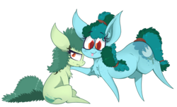 Size: 3244x1968 | Tagged: safe, artist:dragonpone, derpibooru exclusive, oc, oc only, oc:bittergreen, oc:gleamblossom, earth pony, pony, 2020 community collab, derpibooru community collaboration, butt freckles, chest fluff, duo, duo female, ear fluff, female, freckles, looking at you, looking back, mare, mother and daughter, nose wrinkle, pregnant, scrunchy face, shoulder freckles, simple background, sitting, smiling, tail wrap, tongue out, transparent background, unamused
