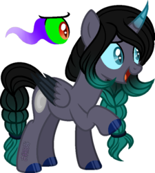 Size: 600x667 | Tagged: safe, artist:space-higanbana, oc, oc only, oc:thanatos, alicorn, pony, base used, male, show accurate, simple background, solo, stallion, transparent background