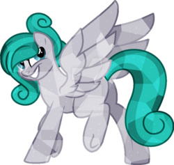 Size: 600x569 | Tagged: safe, artist:space-higanbana, oc, oc only, oc:thanatos, crystal pony, pegasus, pony, base used, crystallized, male, pegasus oc, show accurate, simple background, solo, stallion, transparent background, wings